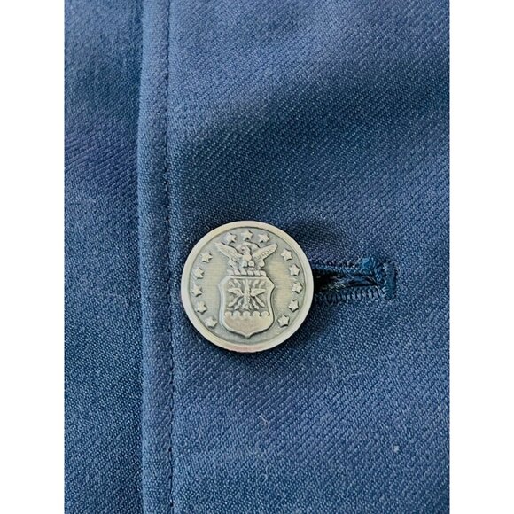 US Air Force Military Blue Senior Airman Dress Jacket Uniform SEE MEASUREMENTS - Picture 5 of 9